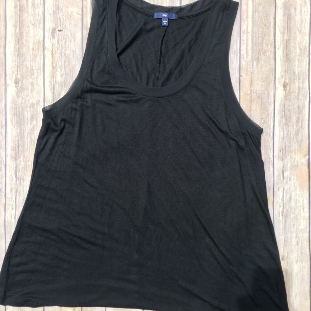 Black tank top